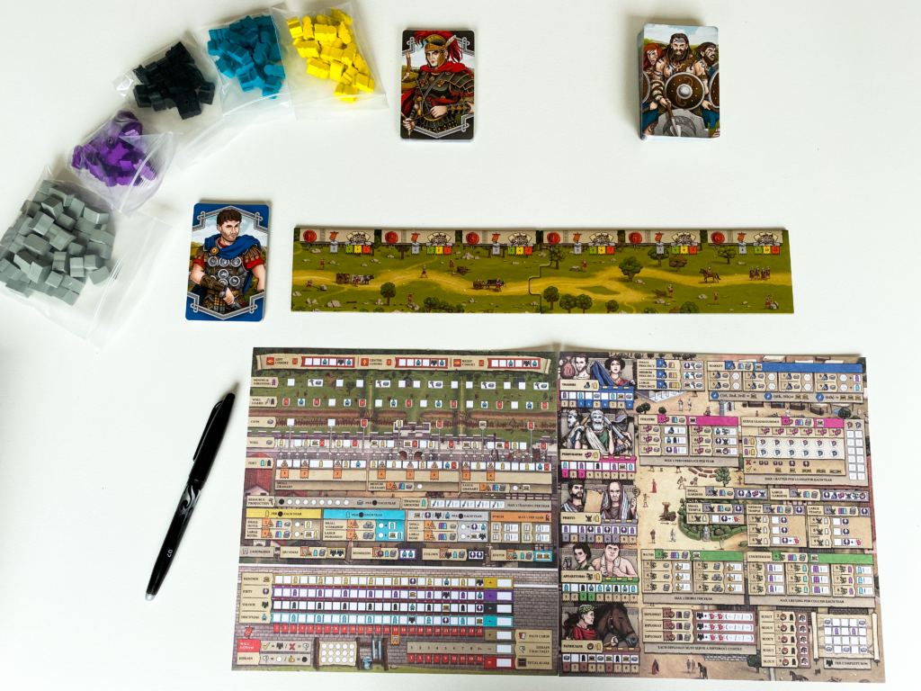 Hadrian's Wall set up